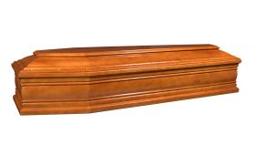 cofano funebre abete liscio