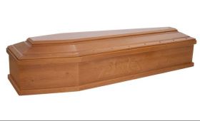 Cofano funebre abete mod. Cristo