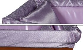 Prestige aderente lilla laminato argento - dettaglio imbottitura