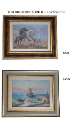 URNE QUADRO IMITAZIONE TELE E PASSPARTOUTFI 3-001
