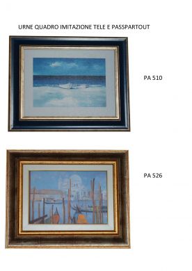 URNE QUADRO IMITAZIONE TELE E PASSPARTOUTPA 4-001