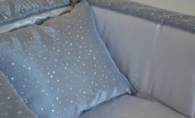 Milleluci aderente bicolore grigio perla antracite dettaaglio