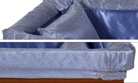 Prestige aderente avio laminato argento - dettaglio imbottitura