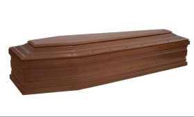 Cofano funebre abete mod. cordoncino
