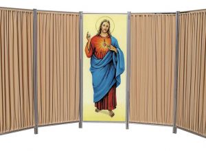 Separè 5 ante con Cristo